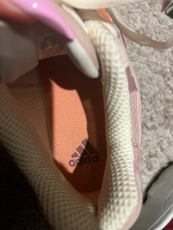 adidas Originals Women’s Beige and Orange Lace-Up Sneakers - Picture 8 of 9